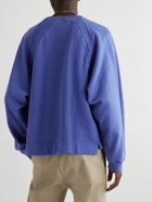 Acne Studios - Farmy Chain Cotton-Jersey Sweatshirt - Blue