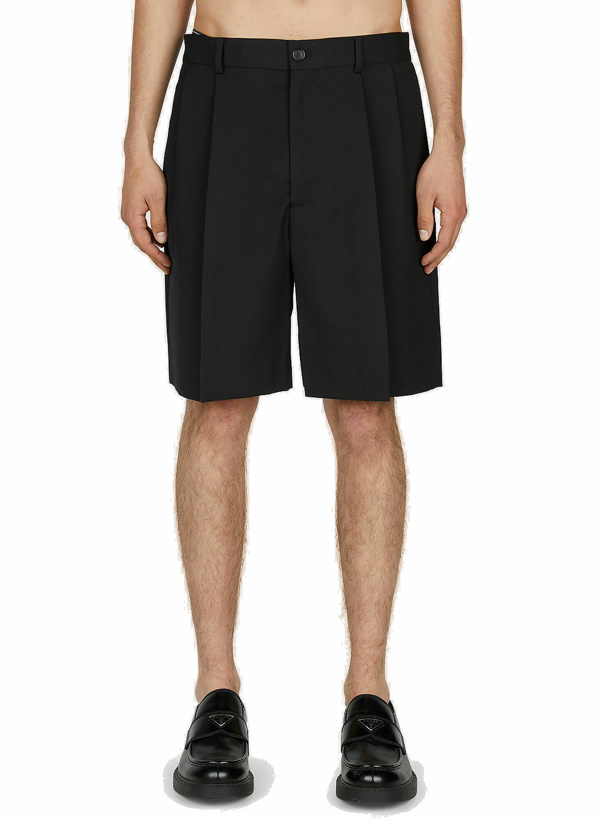Photo: Acne Studios - Tailored Pleated Shorts in Black