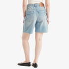 Off-White Women's Denim Cargo Shorts in Bleach No Colour