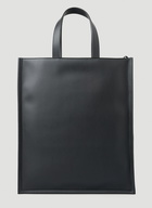 Graffiti Logo Print Tote Bag in Black