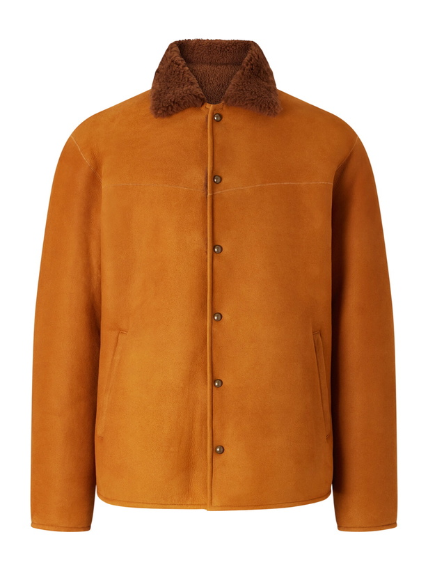 Photo: A.PRESSE - Shearling Jacket - Brown