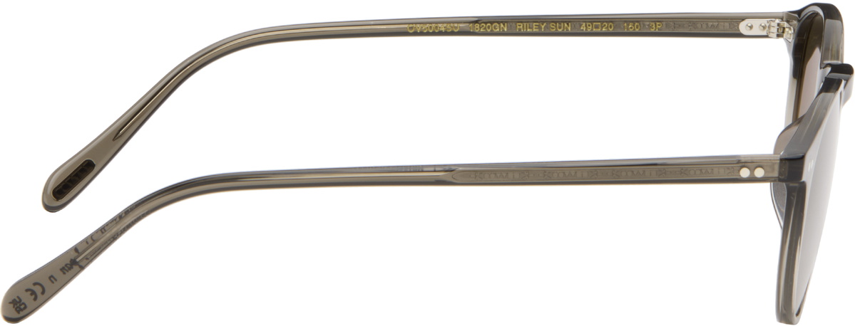 Oliver Peoples Gray Riley Sunglasses