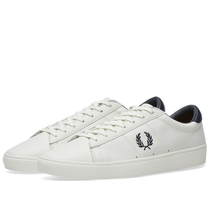 Photo: Fred Perry Spencer Leather Sneaker White