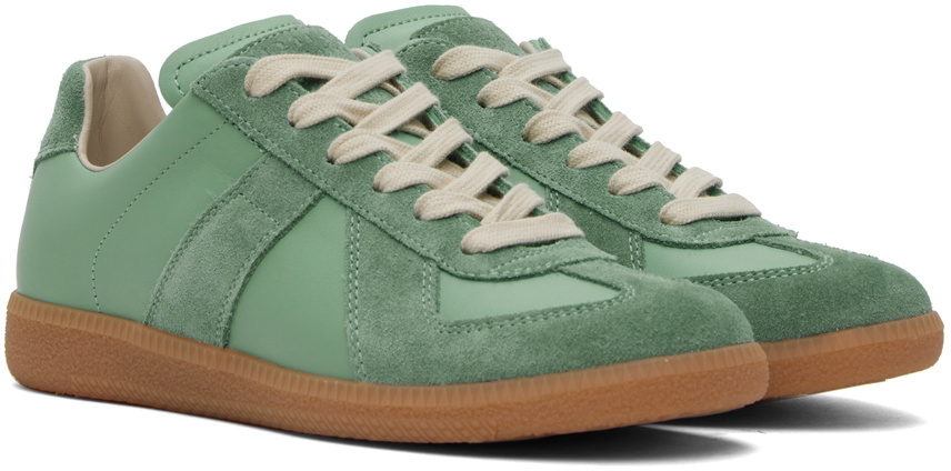 スニーカー MAISON MARGIELA Women Sneakers S38WS0192 P4751 T2554 Green Maison Margiela Green Replica Sneakers Maison Margiela
