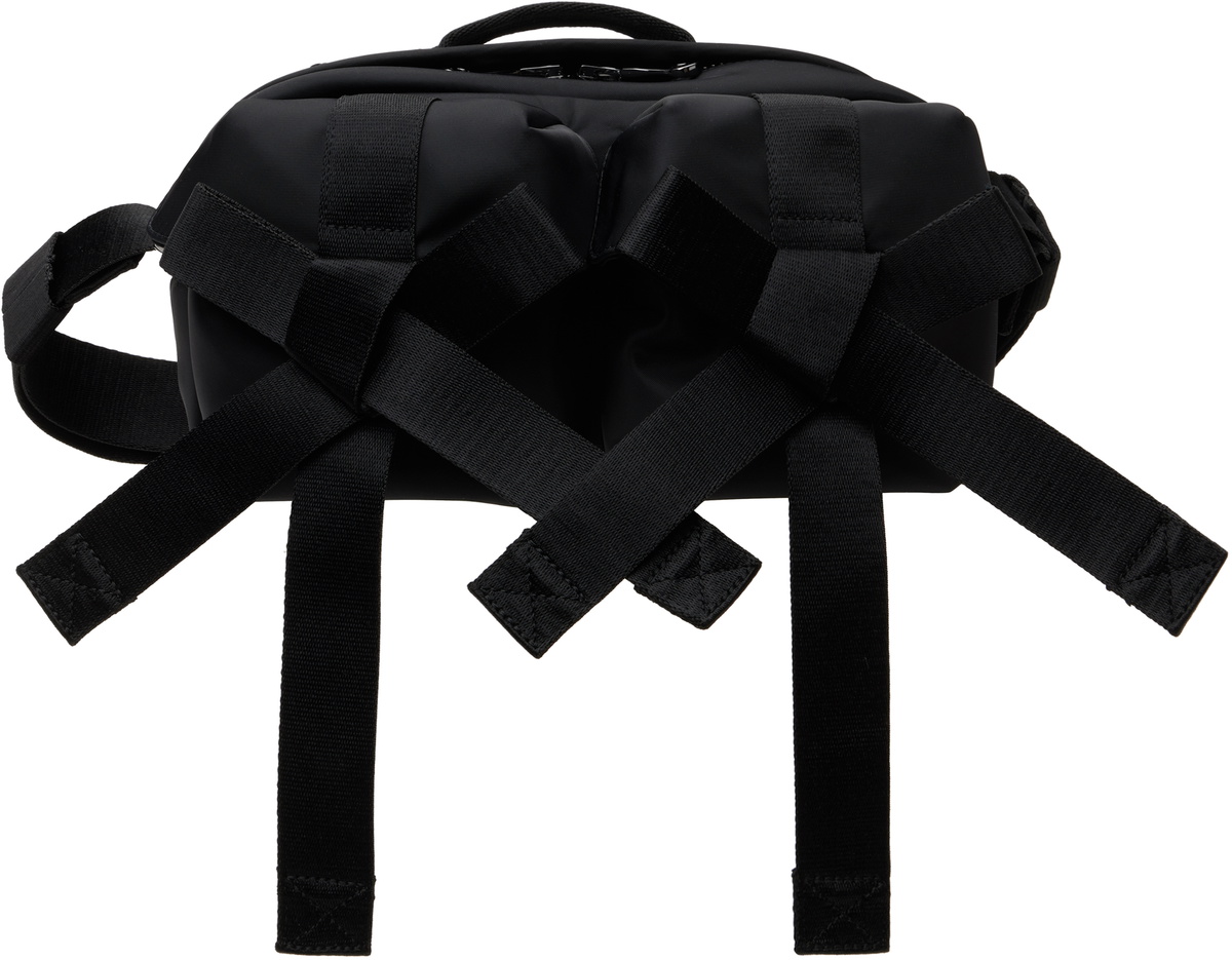 Simone Rocha Black Classic Bow Crossbody Bag