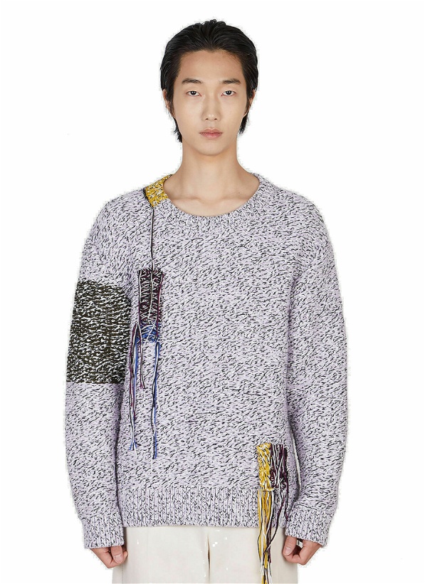 Photo: Astral Knit Jumper in Purple
