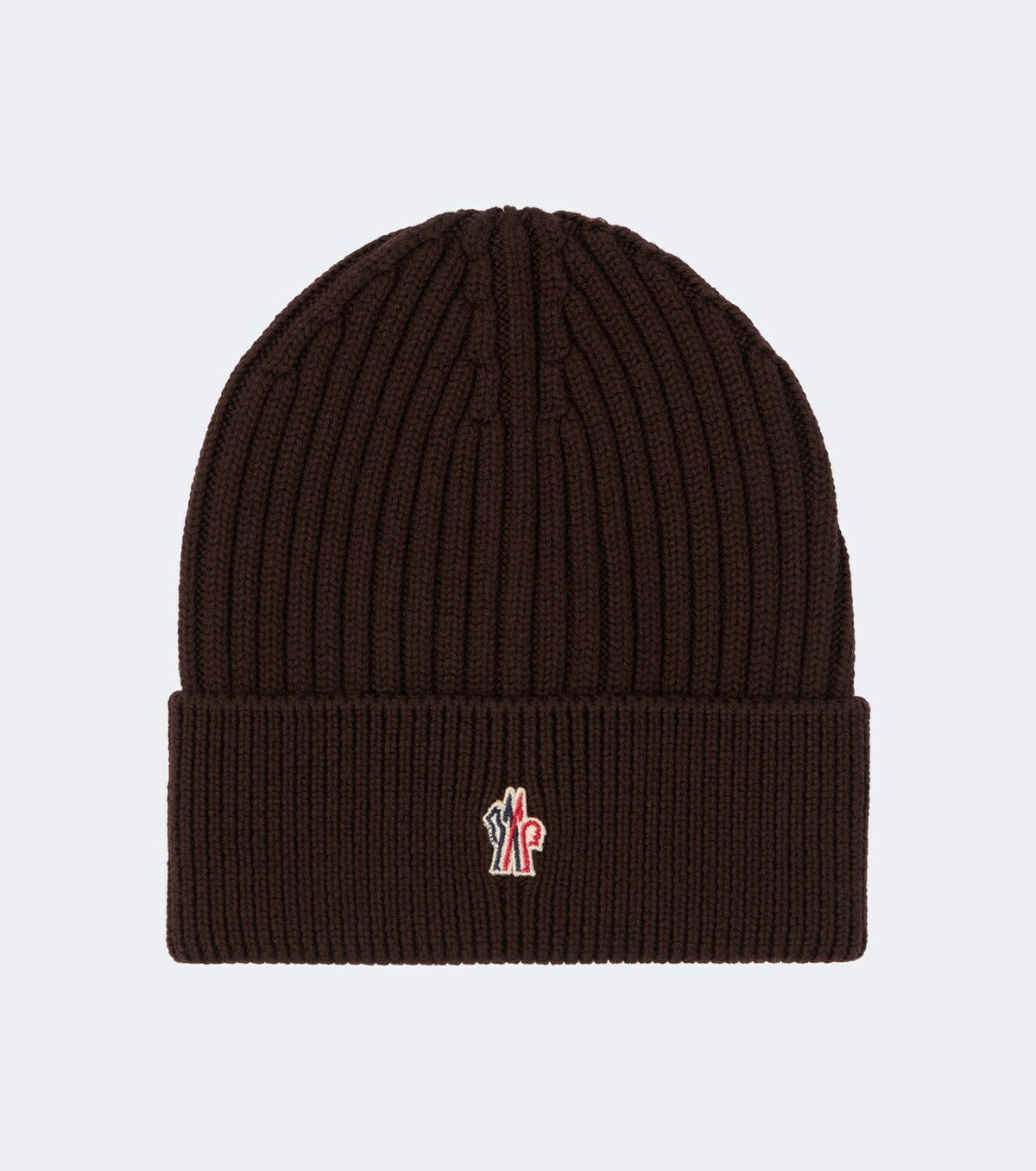 Moncler Grenoble Logo ribbed-knit virgin wool beanie
