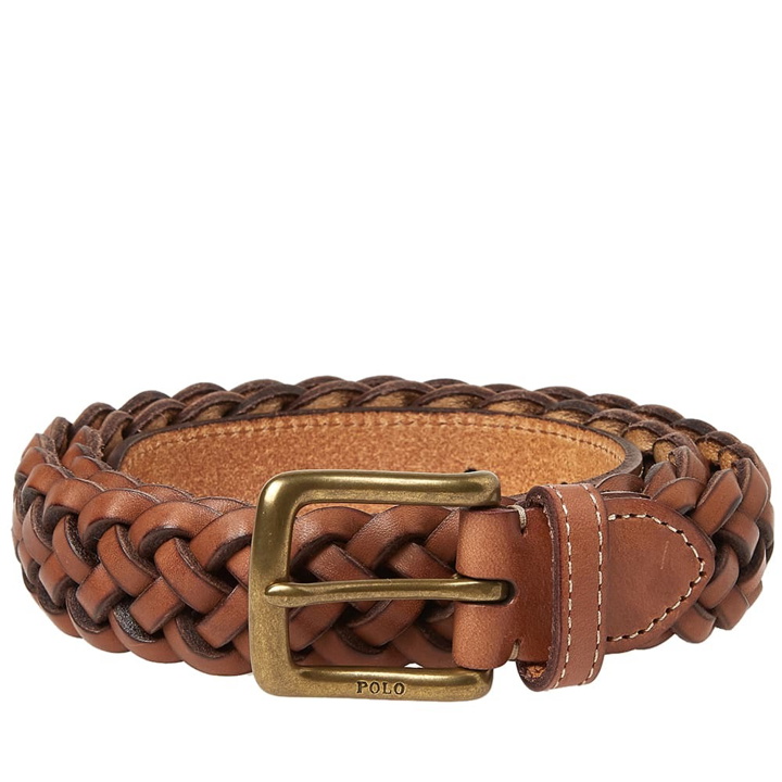 Photo: Polo Ralph Lauren Leather Woven Belt