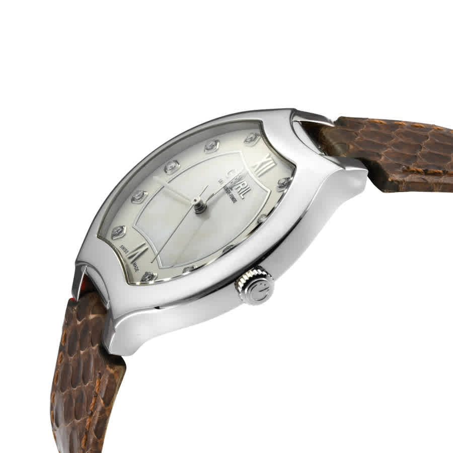 Gevril Lugano Mother of Pearl Dial Ladies Watch 11041