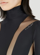 Mugler - Cut Out Illusion Jumpsuit in Black