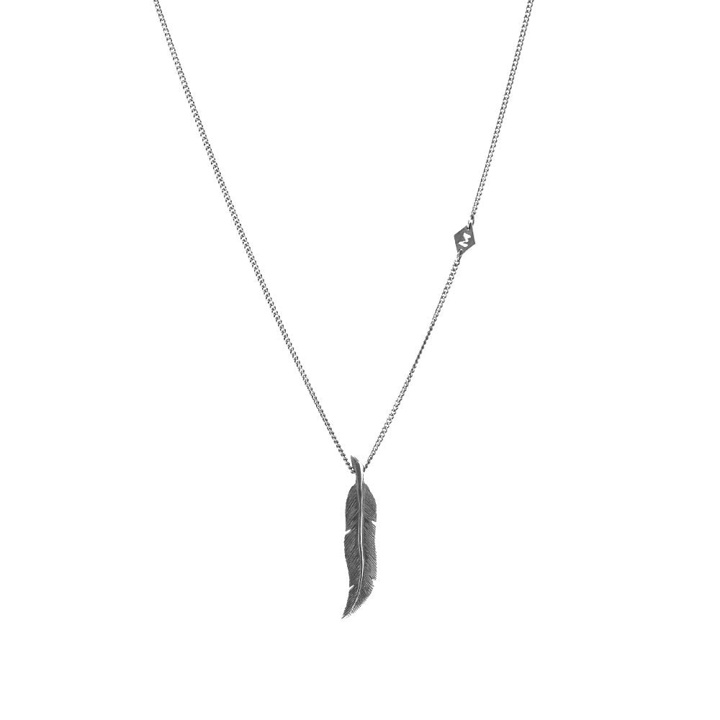 Photo: M. Cohen Scribe's Quill Feather & Chain Pendant Necklace