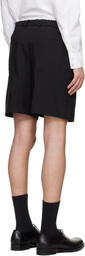 BOSS Black Relaxed-Fit Tech Linen Shorts