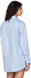 Blossom Blue Vented Shirt