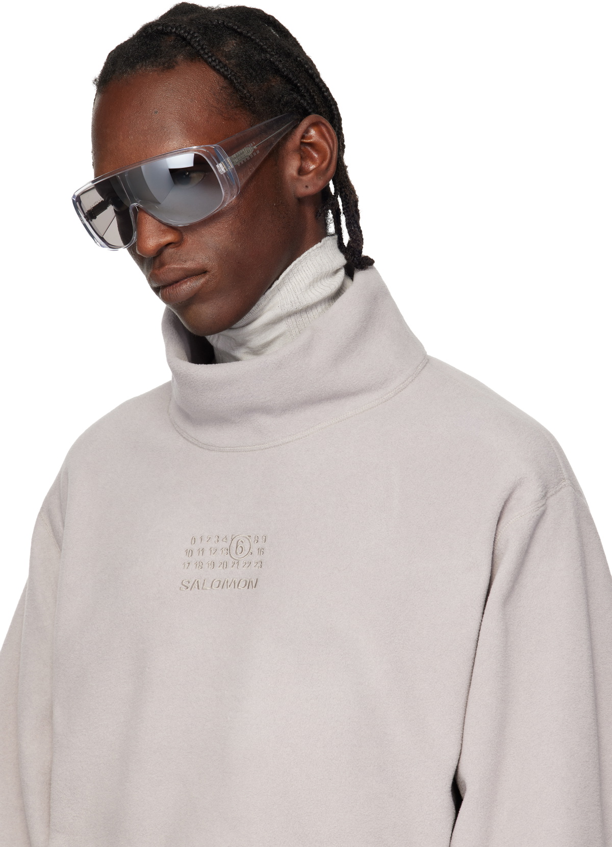 MM6 Maison Margiela Transparent Mask Sunglasses