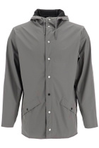 RAINS unisex rain jacket Grey