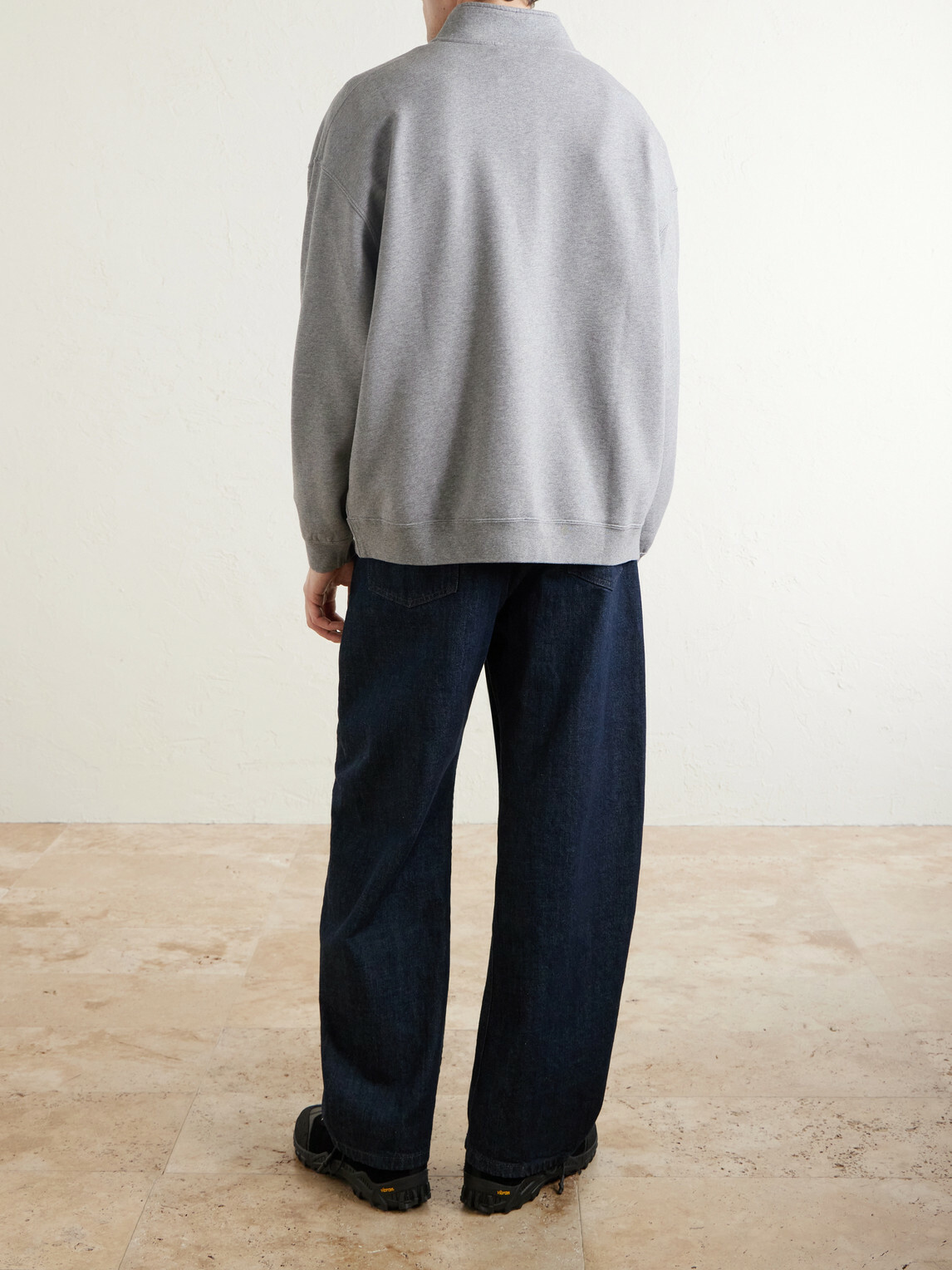 Canada Goose - Rove Half-Zip Cotton-Jersey Sweater - Gray