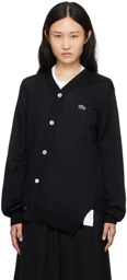 Comme des Garçons Shirt Black Lacoste Edition Cardigan