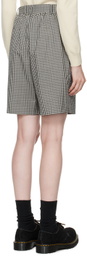 Comme des Garçons Girl Black & White Gingham Check Shorts