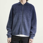 Dime Men's Mohair Double Zip Knit in Midnight Blue