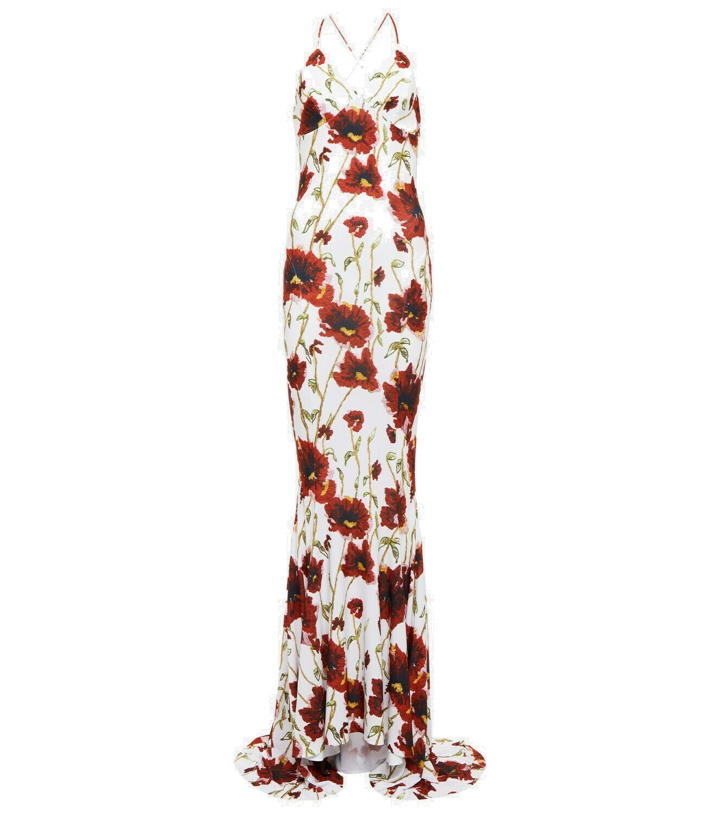 Photo: Norma Kamali Floral gown