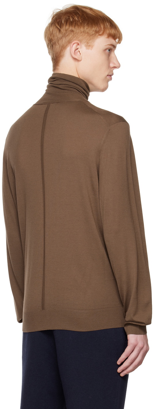 The Row Taupe Elam Turtleneck