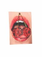 FIORUCCI Cherry Mouth Printed Cotton T-shirt
