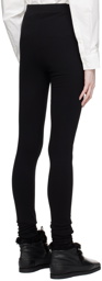 TOTEME Black Zip Leggings