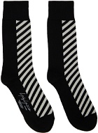 Yohji Yamamoto Black Striped Socks