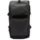 Rains Men's Trial Cargo Backpack in Black