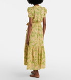 Poupette St Barth Baba floral cotton wrap dress