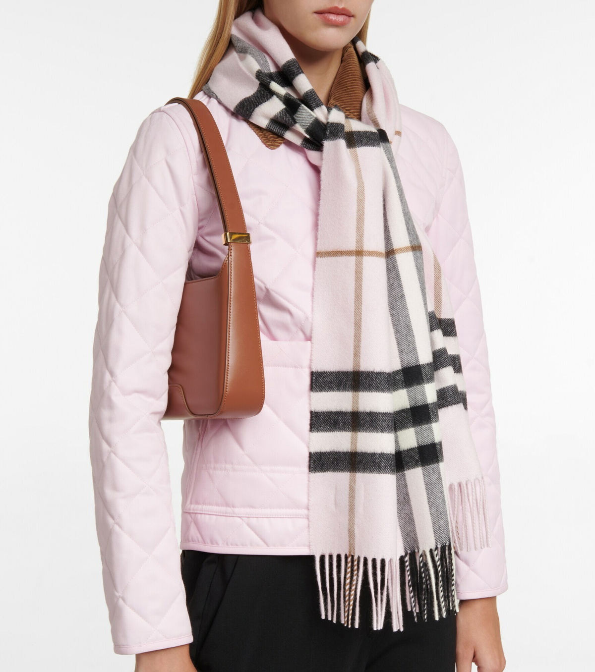 Burberry - Checked Cashmere Scarf Burberry