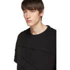 Feng Chen Wang Black Panelled T-Shirt