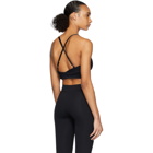 Live the Process Black V Sports Bra