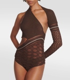 Roberta Einer Dina asymmetric knit bodysuit