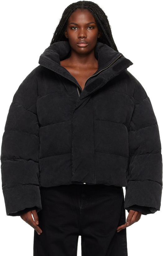 Entire Studios Black MML Hooded Down Puffer Jacket Entire Studios