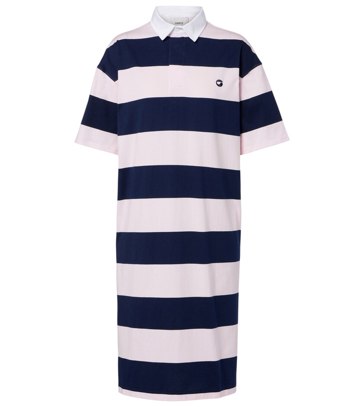 Photo: Coperni Striped cotton polo dress