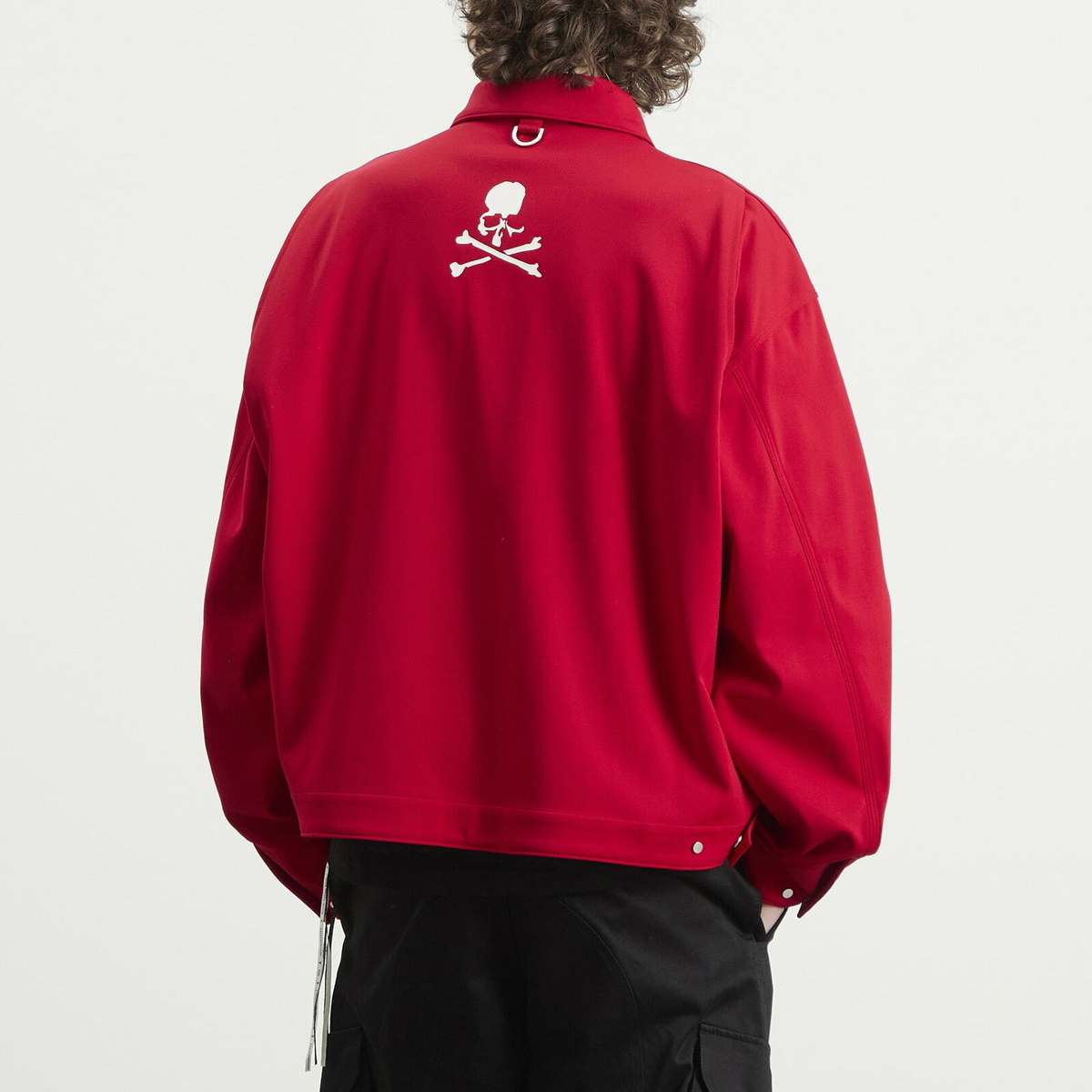 MASTERMIND WORLD Men's Jersey Detroit Jacket in Red
