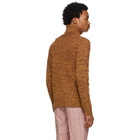 Gucci Yellow and Brown Vanise Knit Sweater