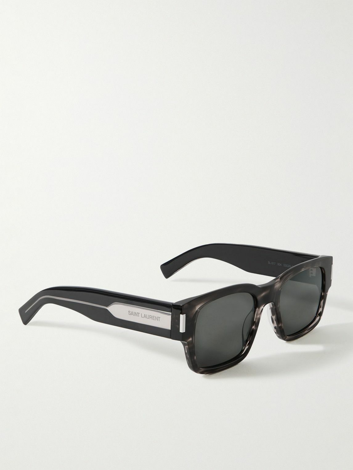 Saint Laurent Square Frame Tortoiseshell Acetate Sunglasses Saint Laurent