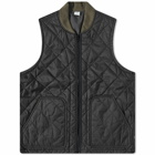 Filson Men's Eagle Plains Liner Vest in Charcoal/Black