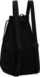 Pleats Please Issey Miyake Black Pleats Backpack