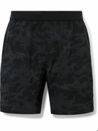 Ten Thousand - Interval Straight-Leg Camouflage-Print Stretch-Shell Shorts - Black