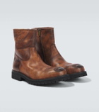 Acne Studios Leather biker boots
