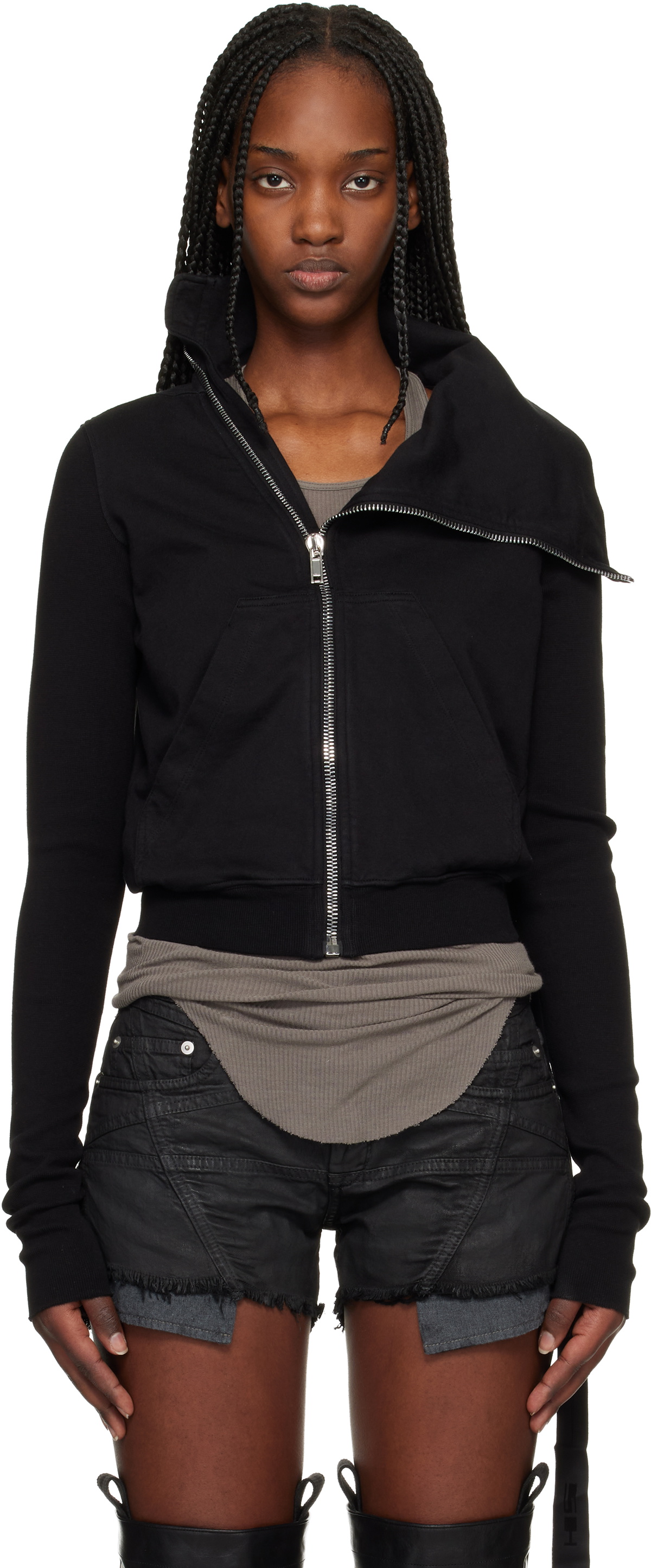 Rick Owens DRKSHDW Black Temple Mountain Sweatshirt