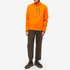 Moncler Grenoble Men's Quarter Zip Fleece in Orange