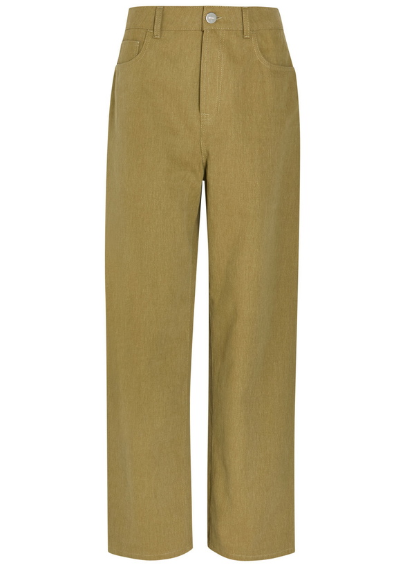Photo: Rohe Baggy Wide-leg Jeans Khaki