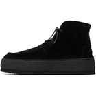 Marsèll Black Parapana Leather Ankle Boots