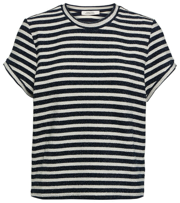 Photo: Dorothee Schumacher Endless Shimmer striped jersey top