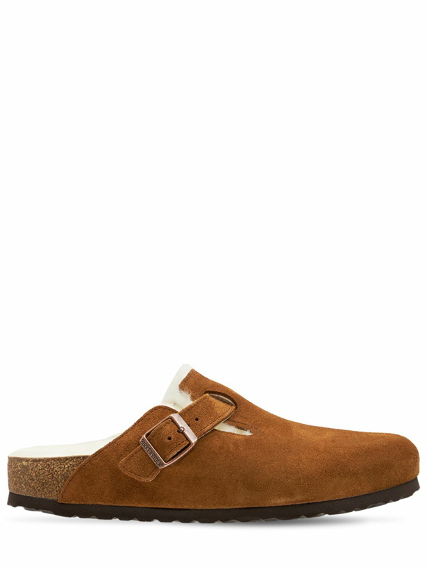 Photo: BIRKENSTOCK Boston Shearling & Suede Loafers