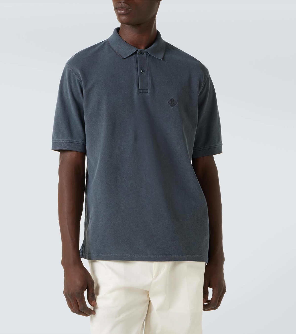 Herno Logo cotton piqué polo shirt